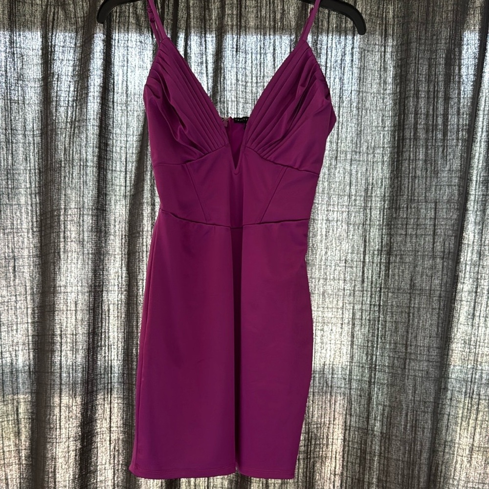 Thirty Thirty Women's Satin V Cocktail Dress